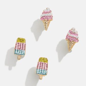 I Scream. You Scream Kids' Earring Set - Popsicle
