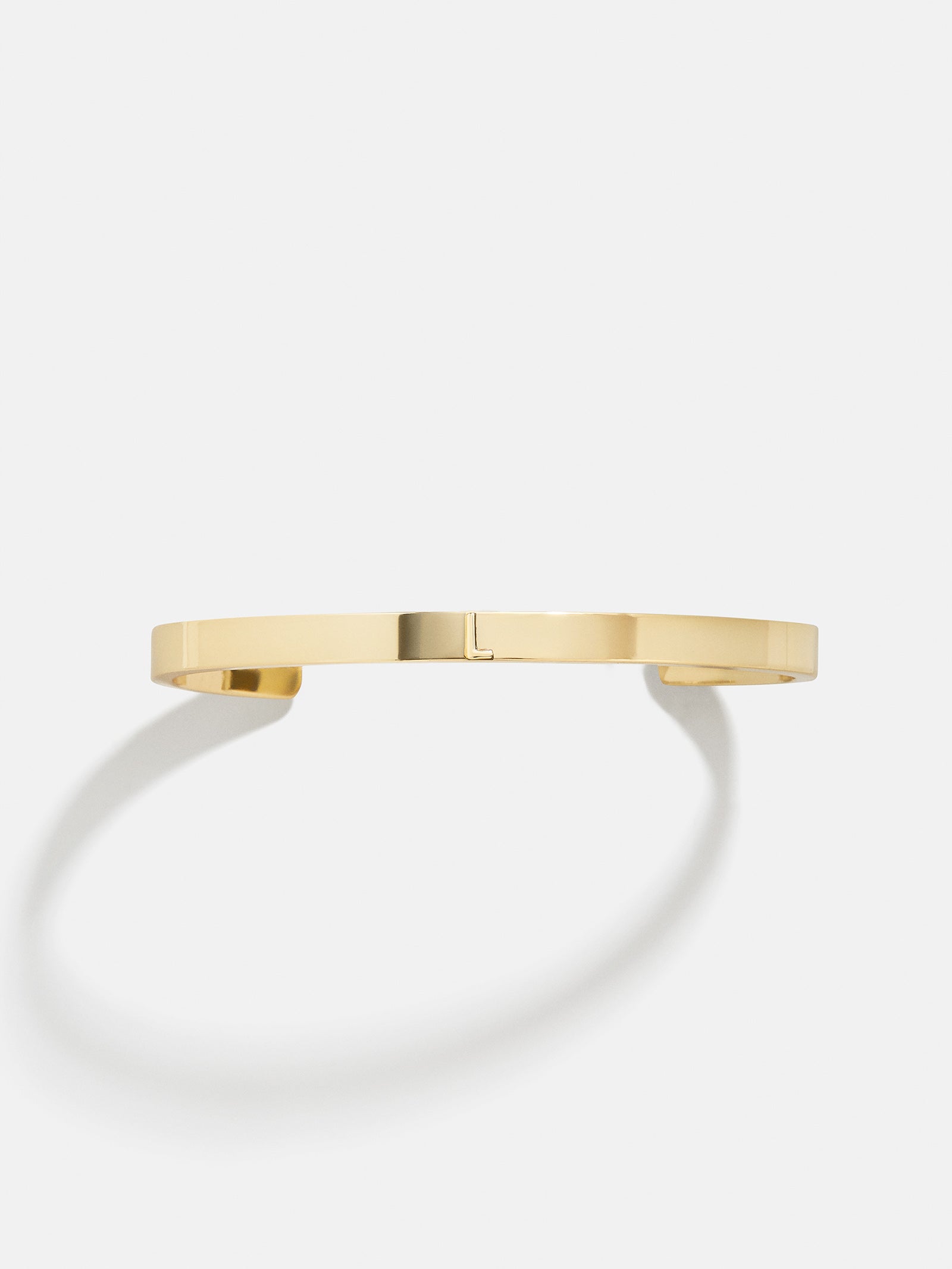 Initial Cuff Bracelet - Gold Letter - Image 14