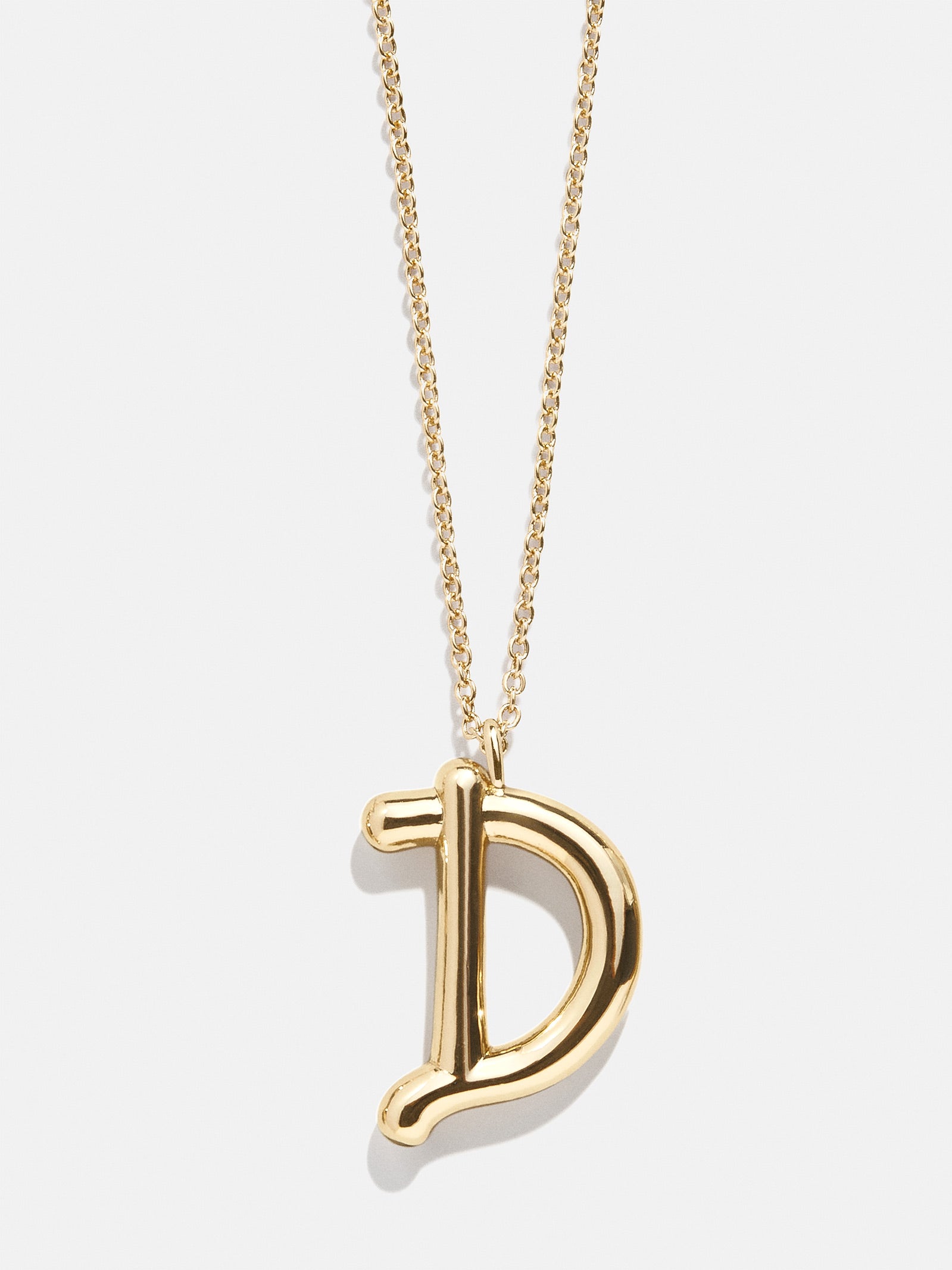 Bubble Script Initial Necklace - Bubble Script - Image 6