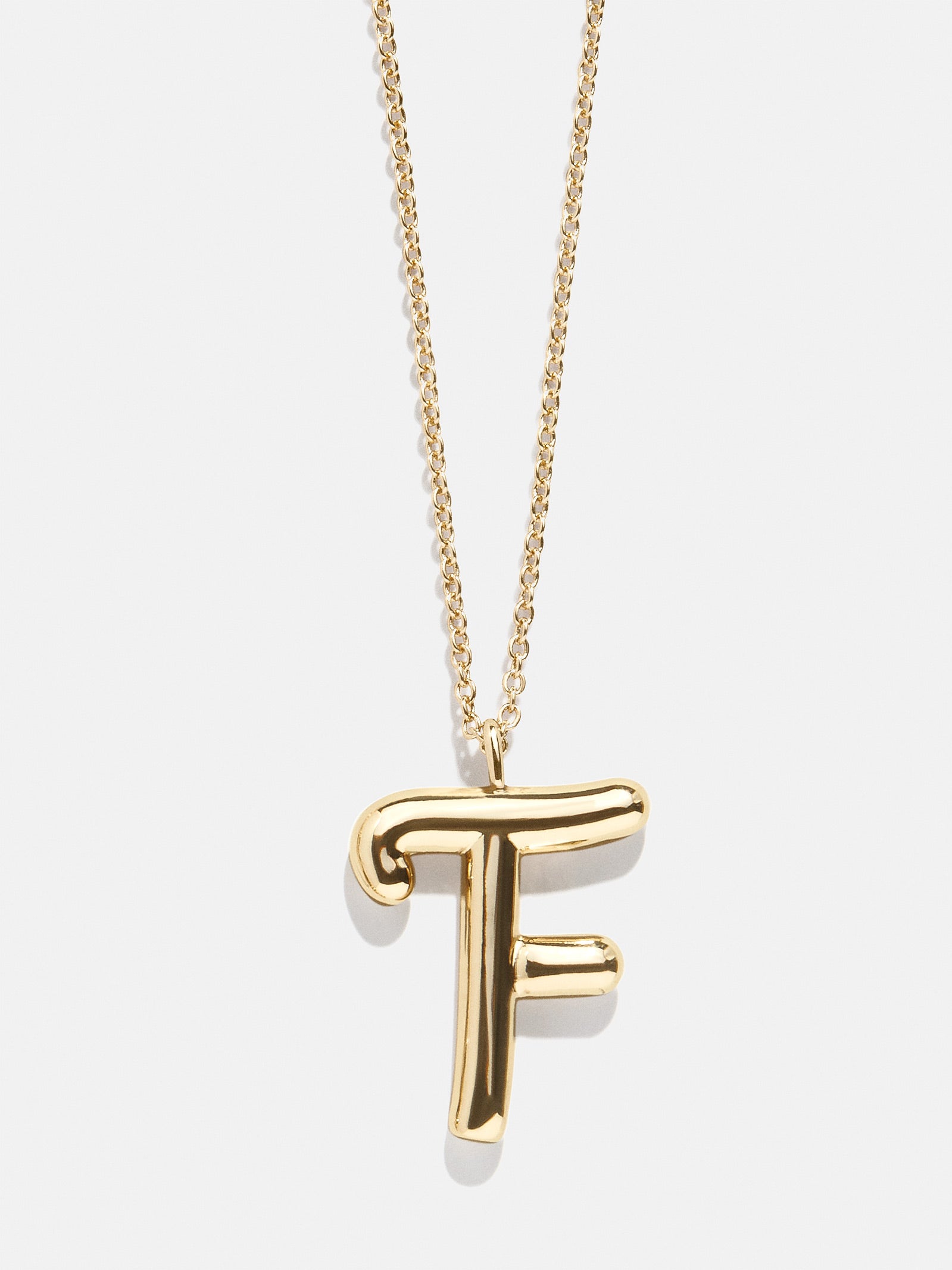 Bubble Script Initial Necklace - Bubble Script - Image 8