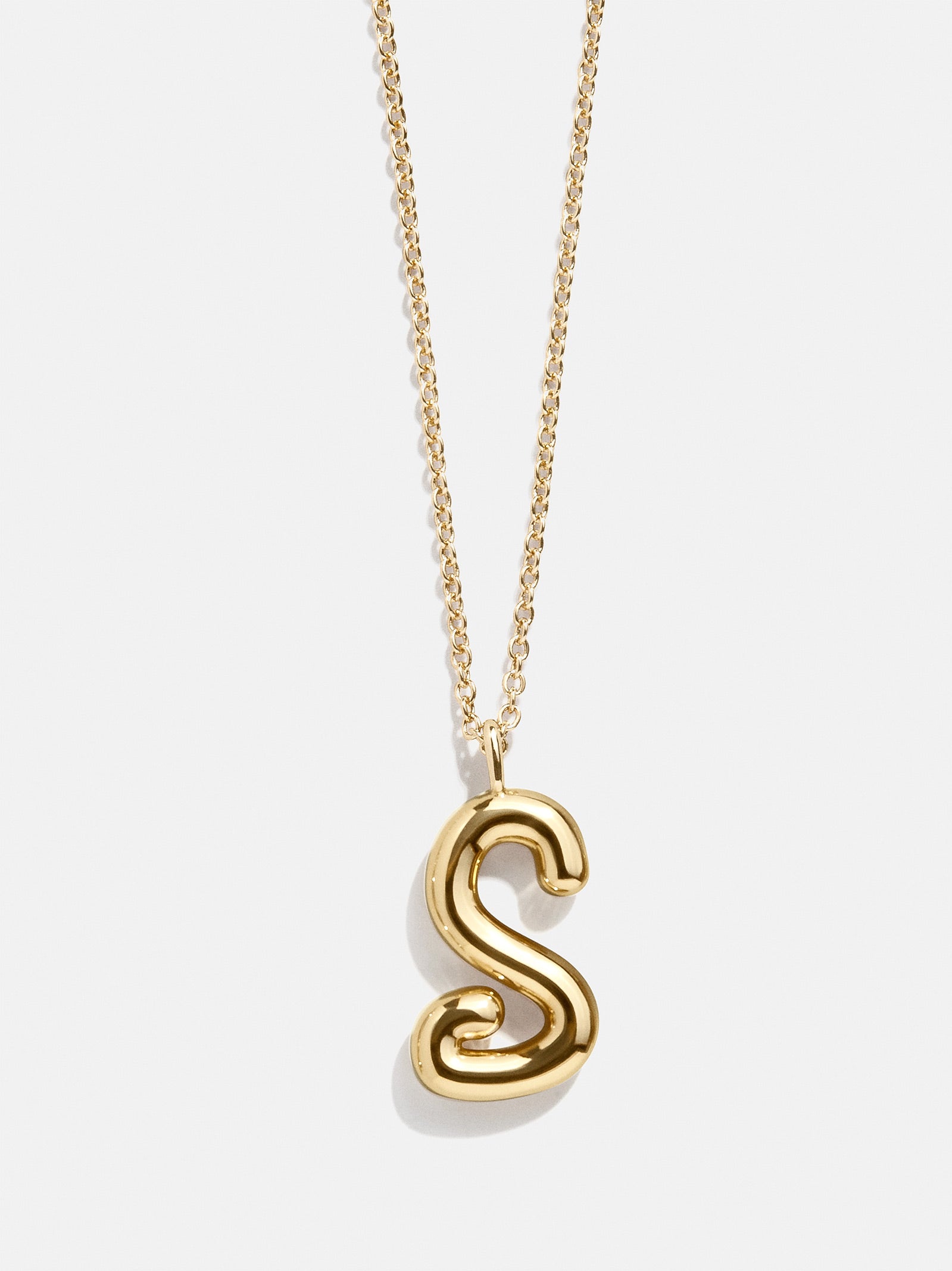 Bubble Script Initial Necklace - Bubble Script - Image 21