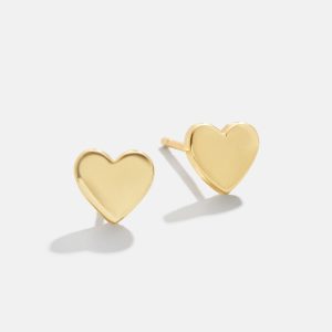 Whole Lotta Heart 18K Gold Kids' Earrings - Heart