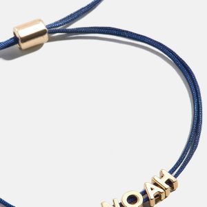Custom Cord Bracelet - Navy
