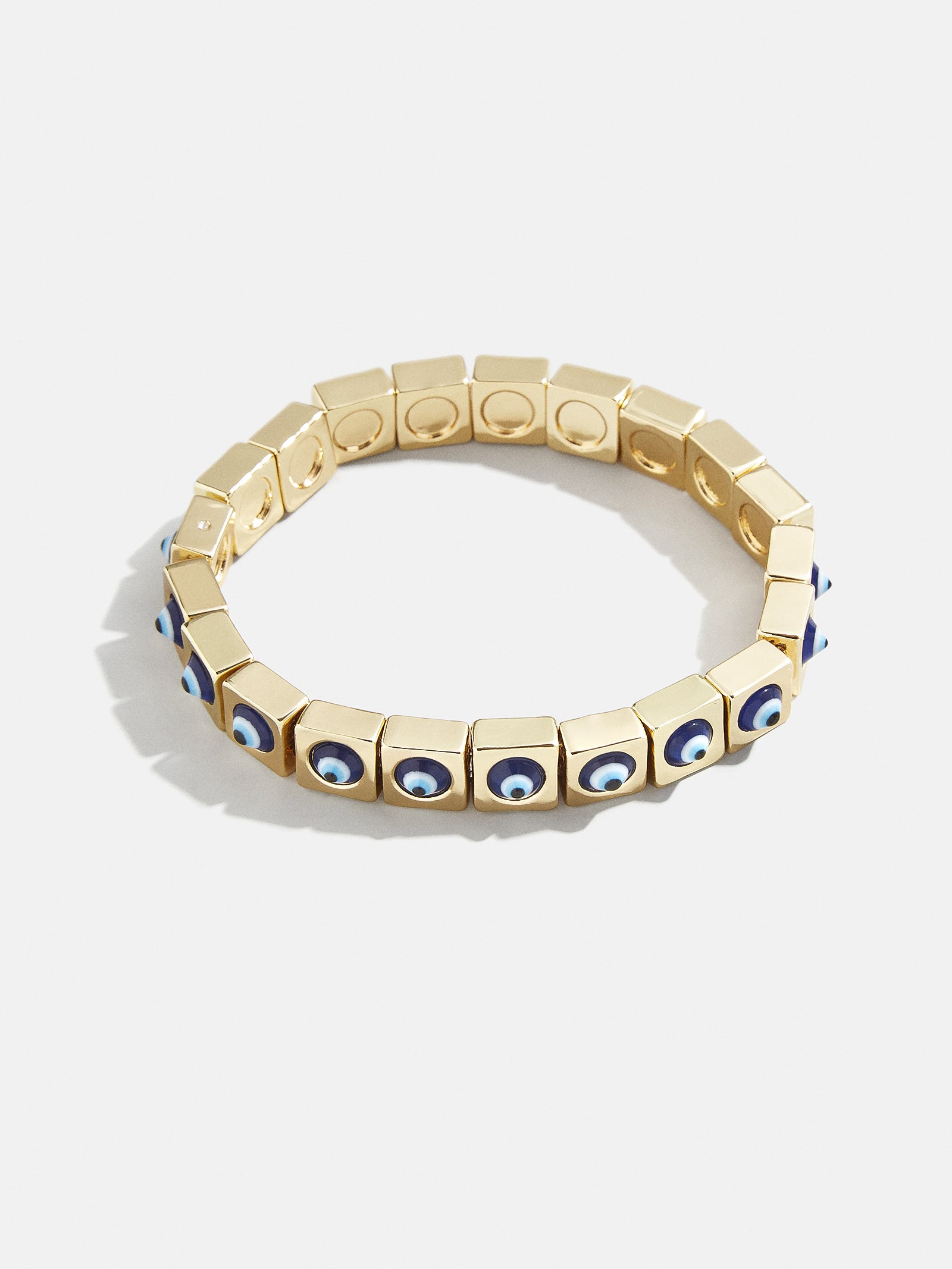 Evil Eye On Repeat Bracelet - Gold/Blue - Image 3