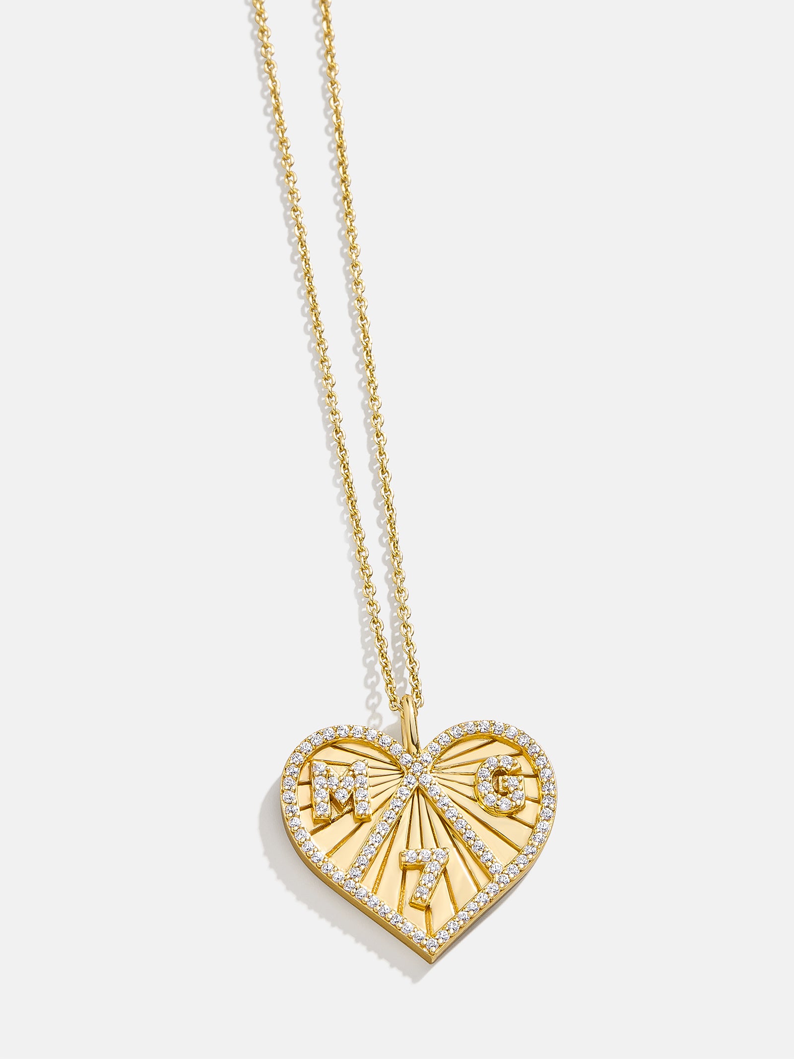 18K Gold Custom Heart Necklace - Image 3