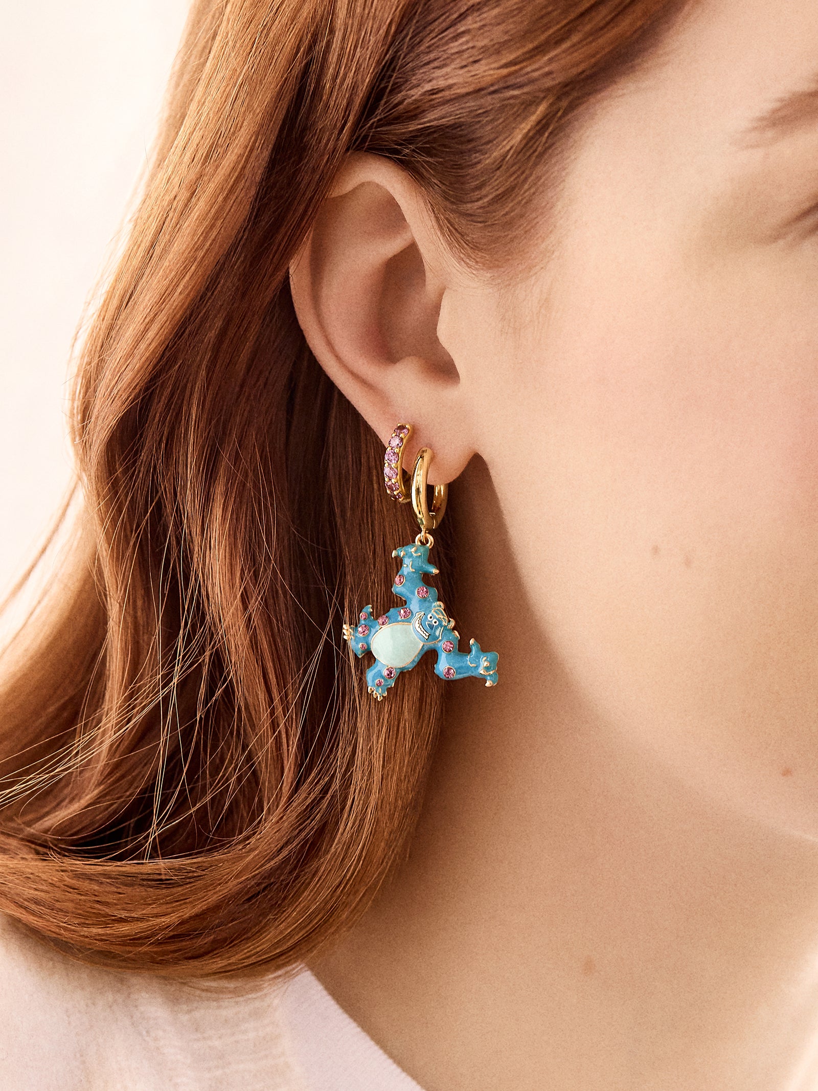Disney Monsters Inc Pixar Earrings - Sully - Image 2