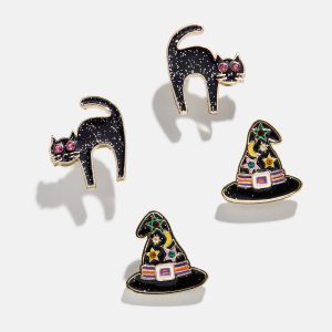 Spooky Season Kids' Earring Set - Witches Hat
