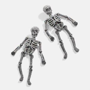 Bone-A-Fide Hottie Earrings - Black/Iridescent