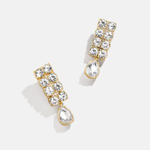 Meeko Earrings - Gold/Pav??