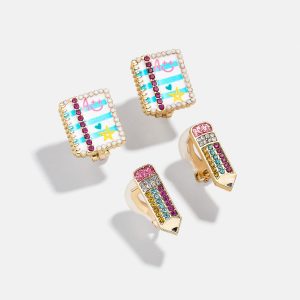 Back To School Kids' Clip On Earring Set - Back To School Clip On Earring Set