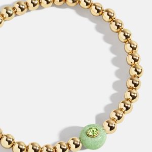 Semi-Precious Birthstone Pisa Bracelet - Peridot