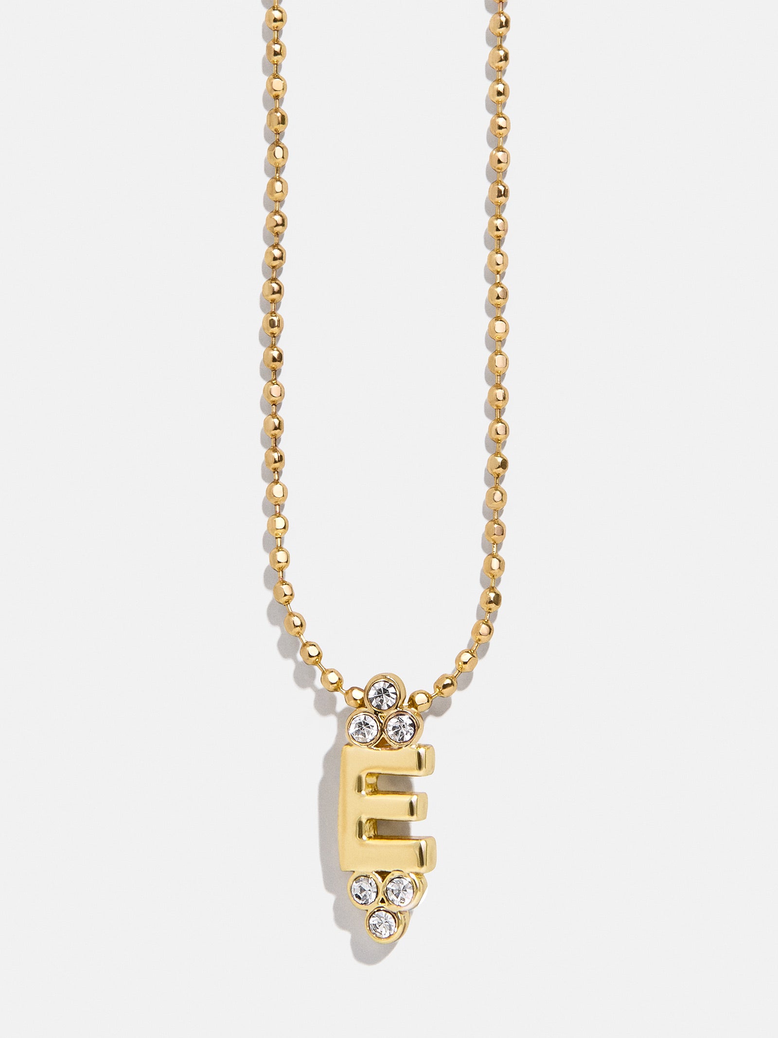 Initial Triad Necklace - Gold/Pav?? - Image 7
