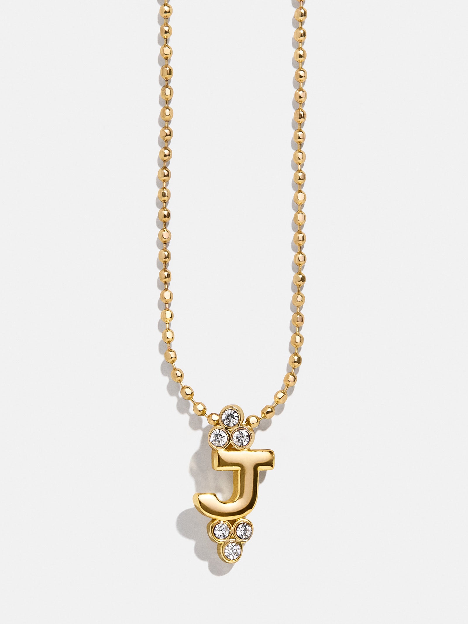 Initial Triad Necklace - Gold/Pav?? - Image 12