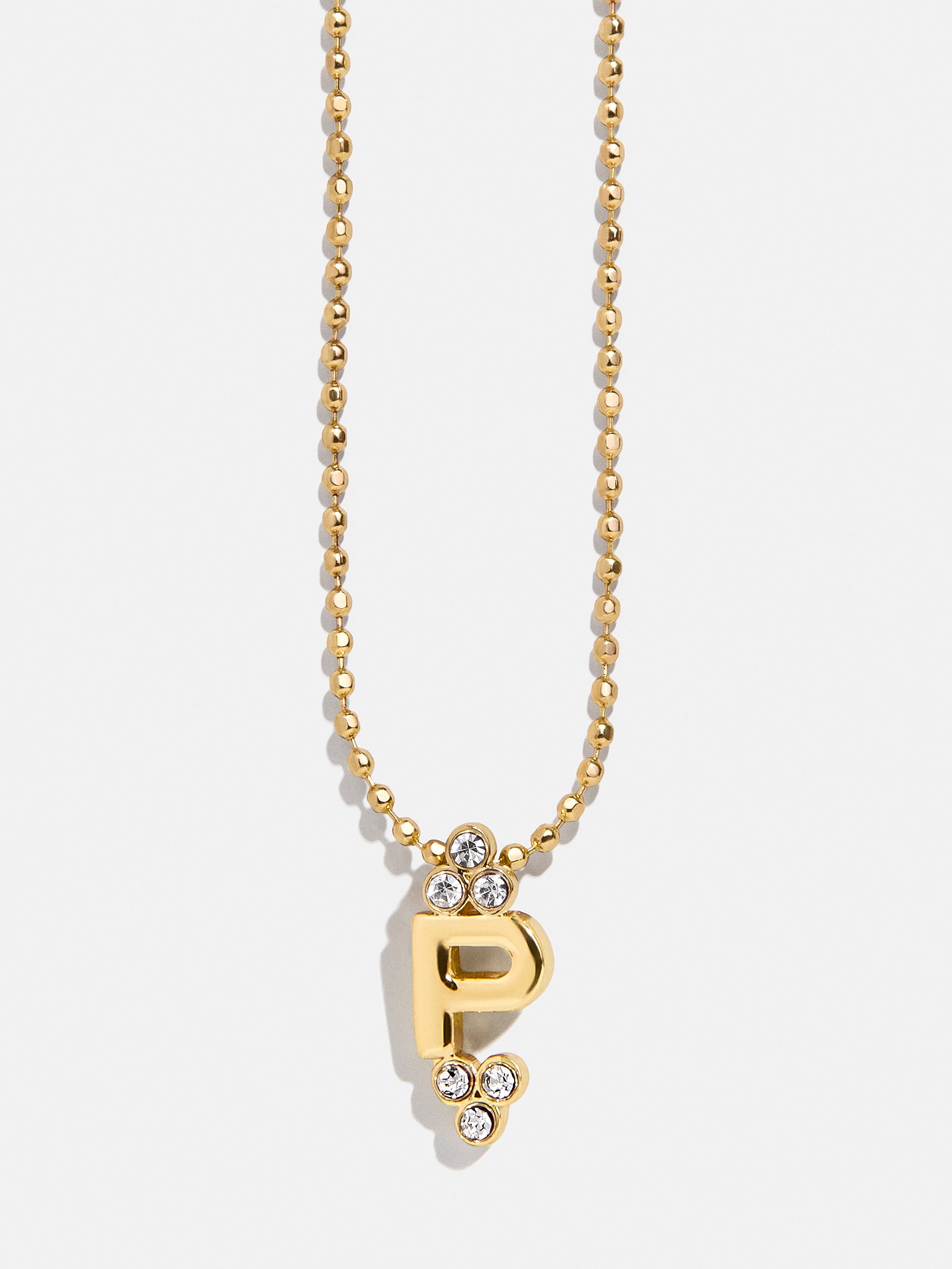 Initial Triad Necklace - Gold/Pav?? - Image 18