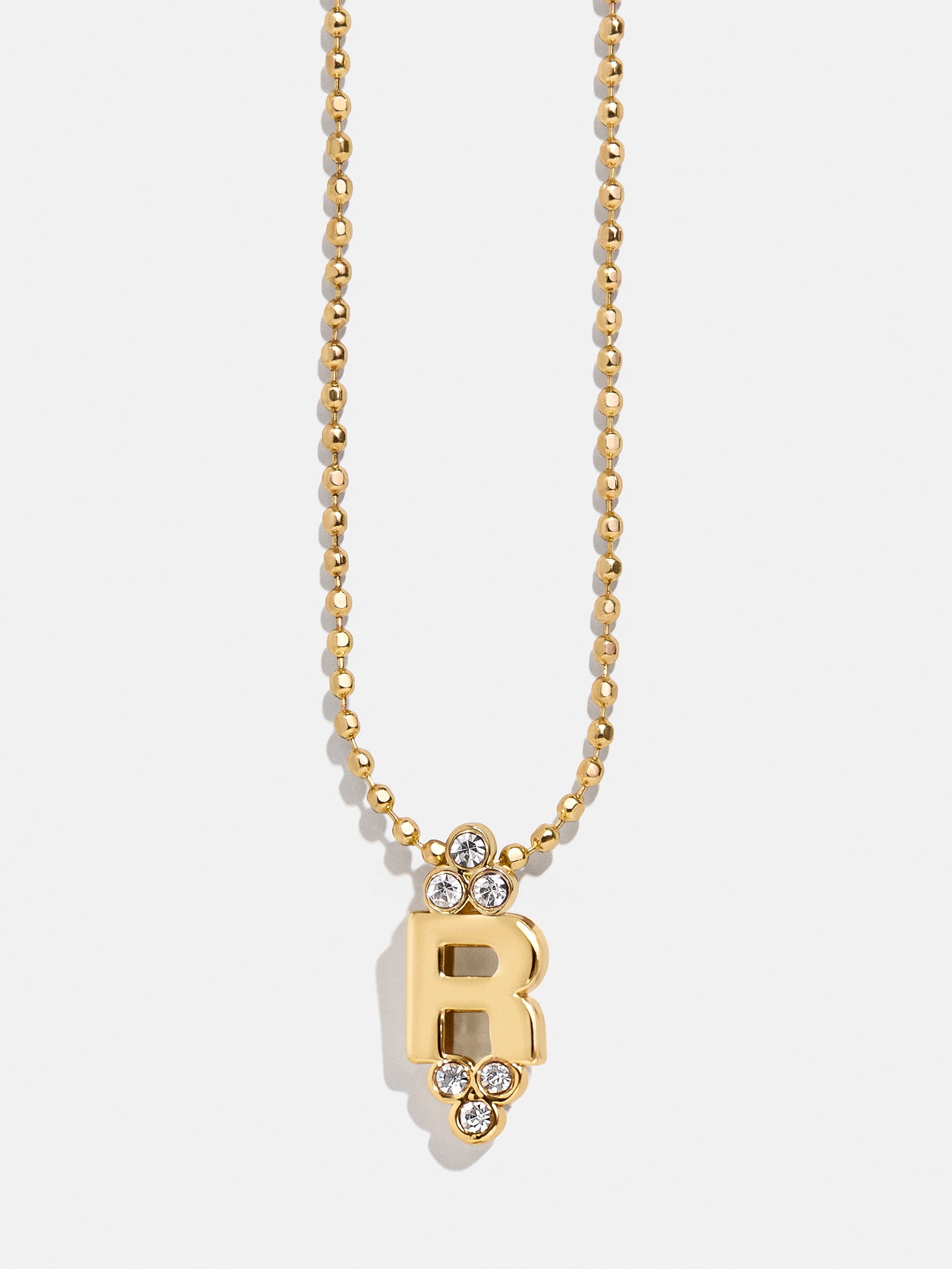 Initial Triad Necklace - Gold/Pav?? - Image 19