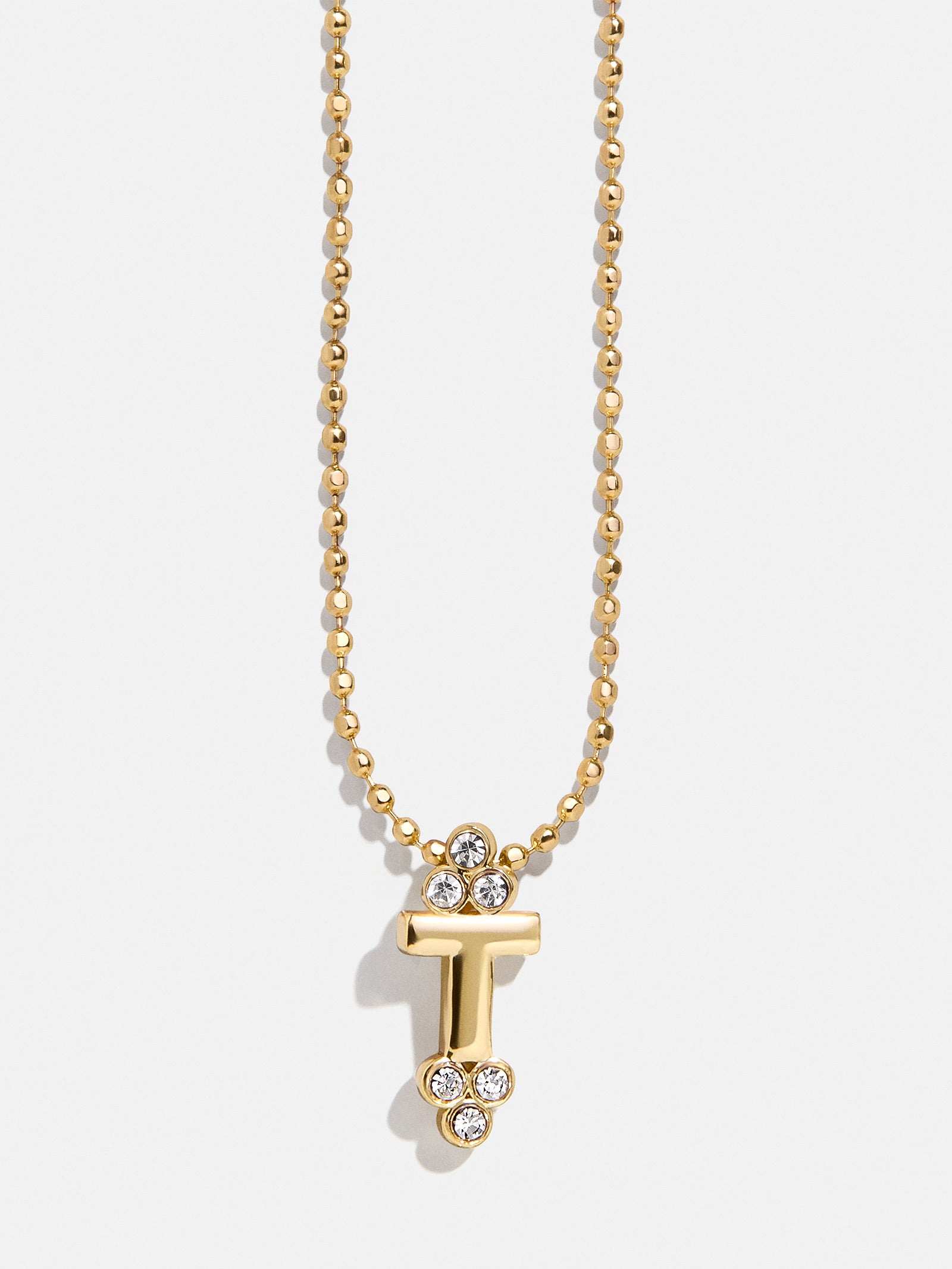 Initial Triad Necklace - Gold/Pav?? - Image 21