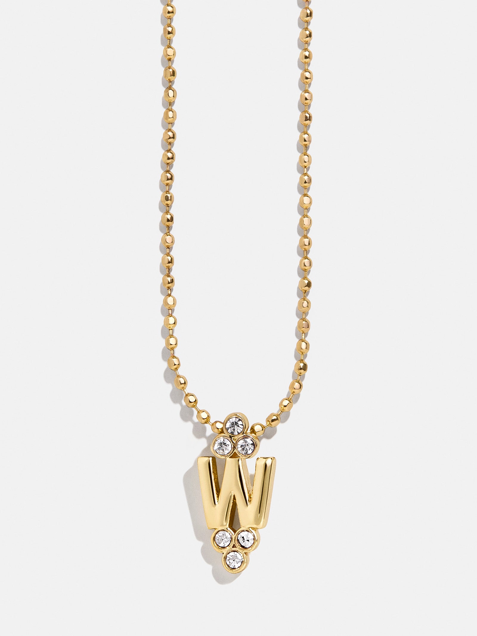 Initial Triad Necklace - Gold/Pav?? - Image 23
