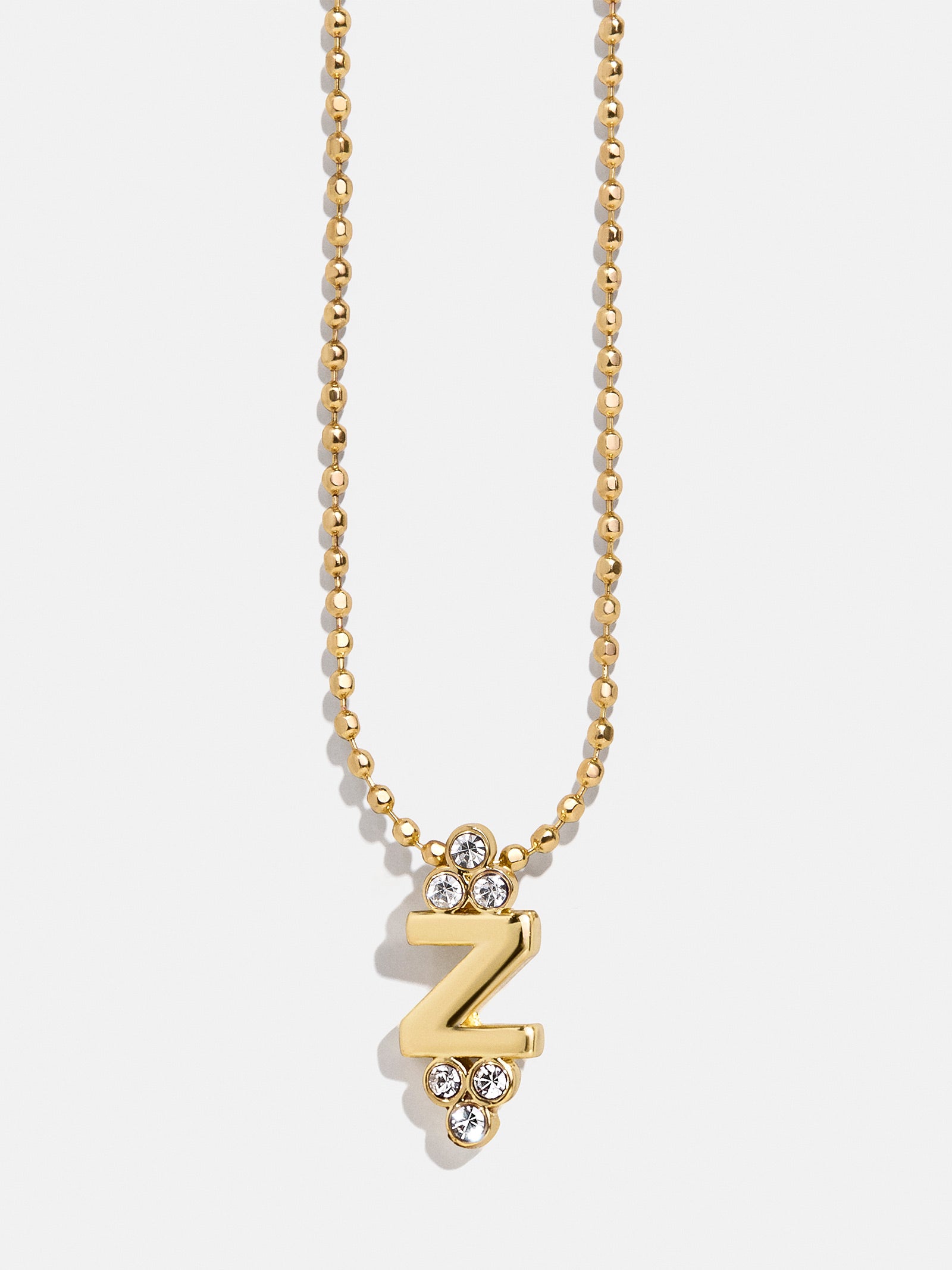 Initial Triad Necklace - Gold/Pav?? - Image 24