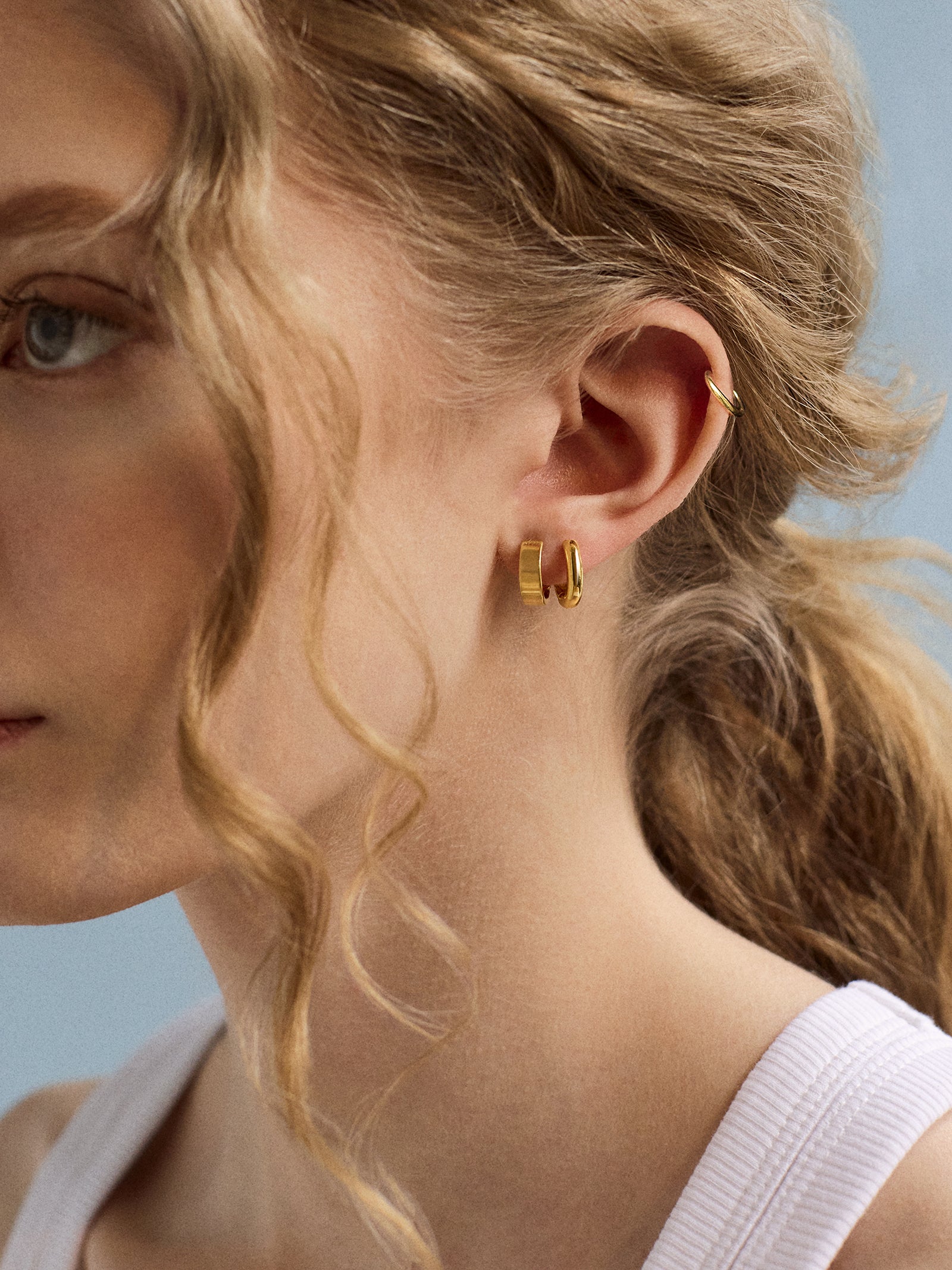 Maris Waterproof Earring Set - Gold - Image 2