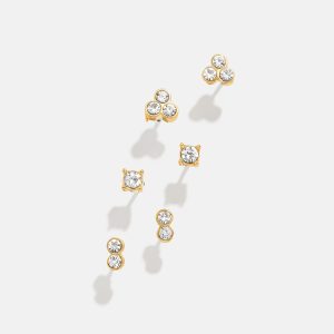 Beckett Waterproof Earring Set - Gold/Pav??