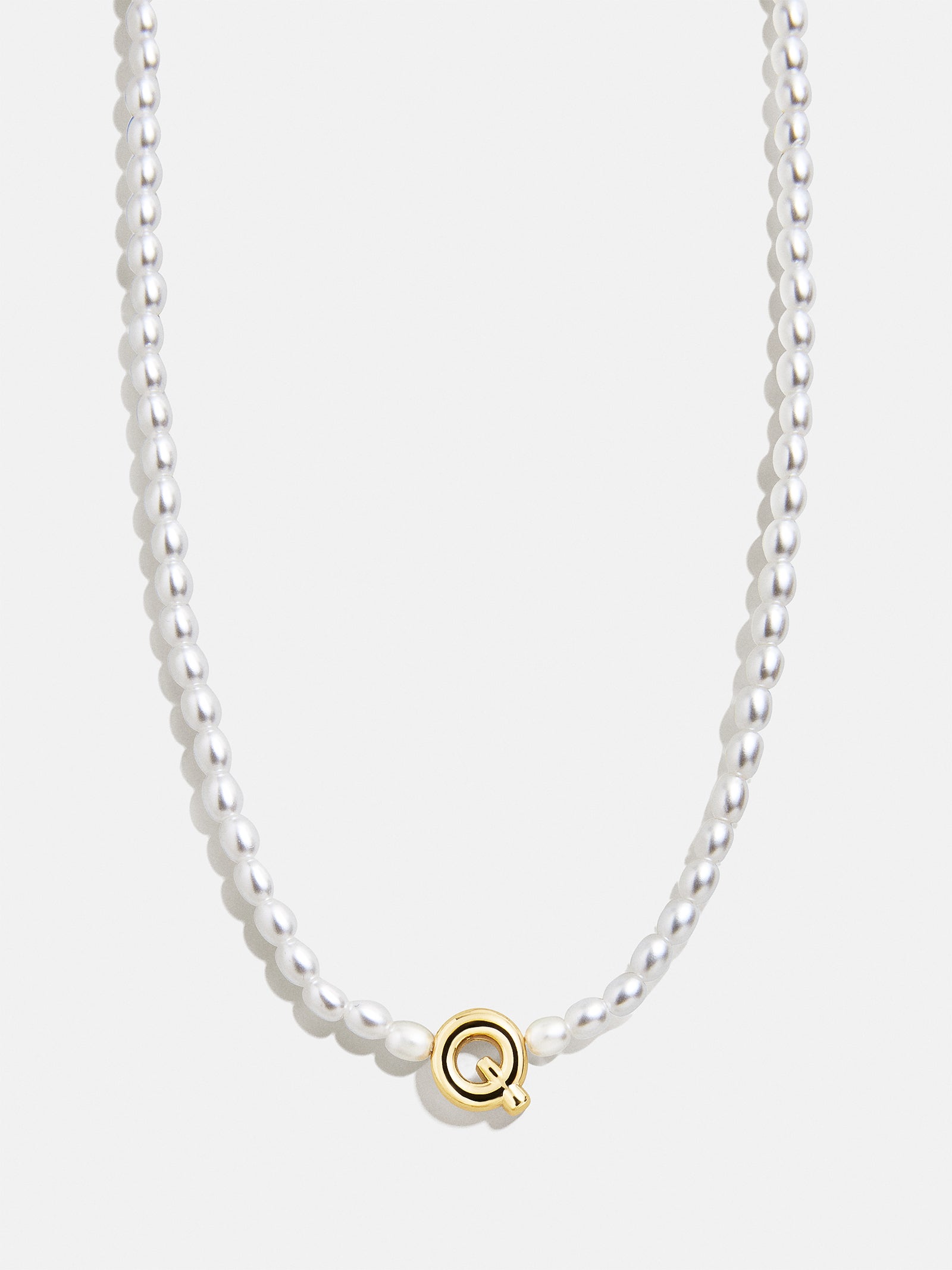 Playful Pearls Kids' Initial Necklace - Gold/Pearl - Image 19