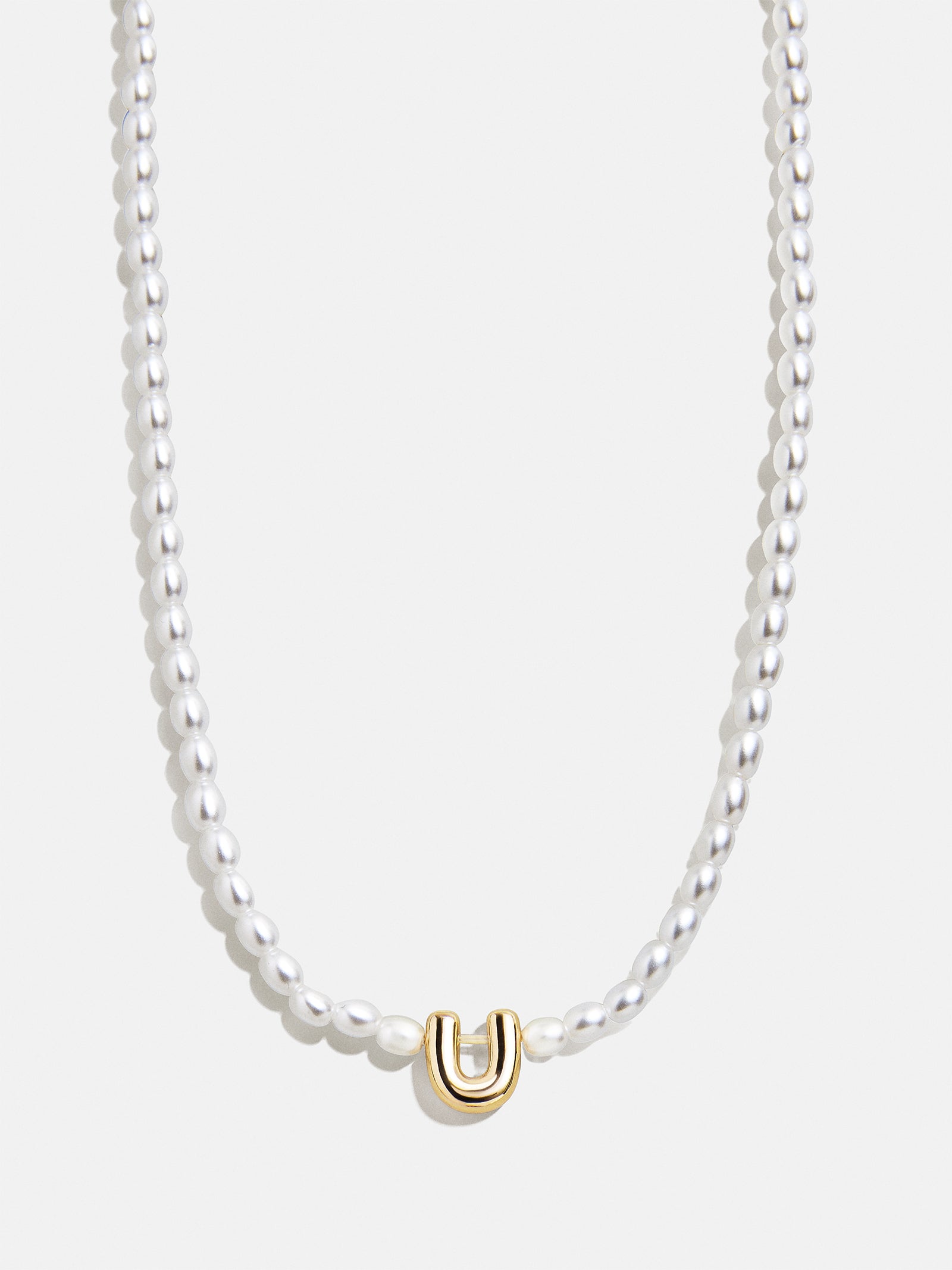Playful Pearls Kids' Initial Necklace - Gold/Pearl - Image 23