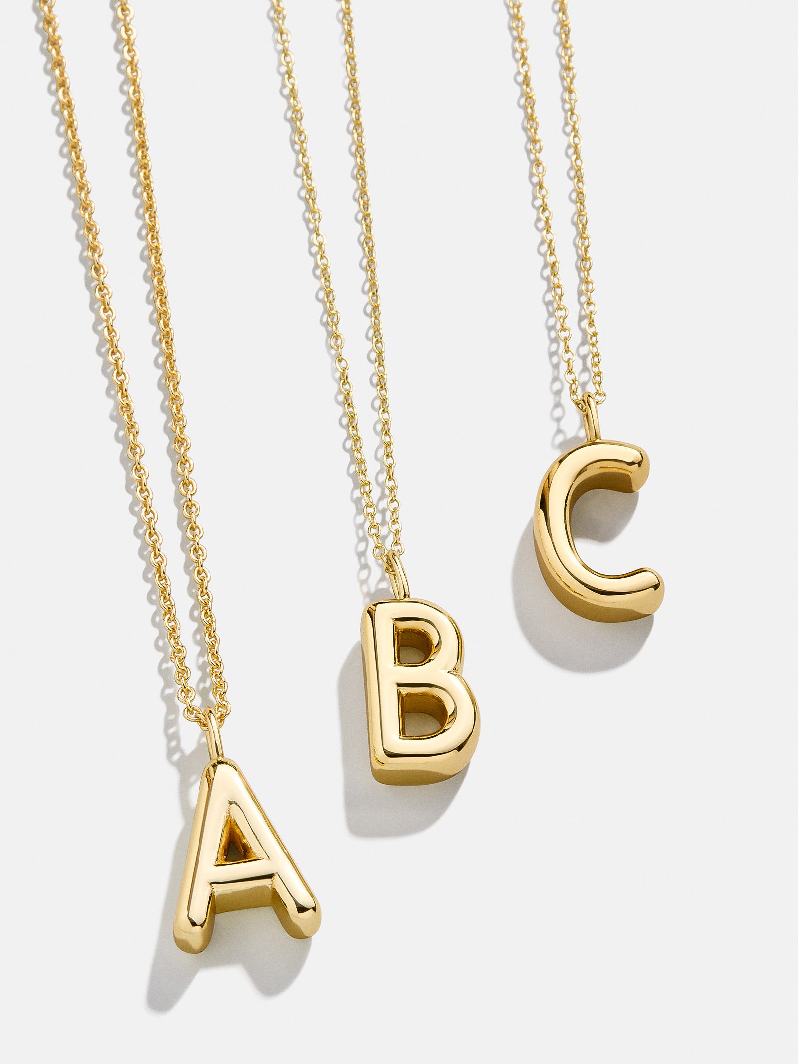 Classic 18K Gold Initial Necklace - 18K Gold