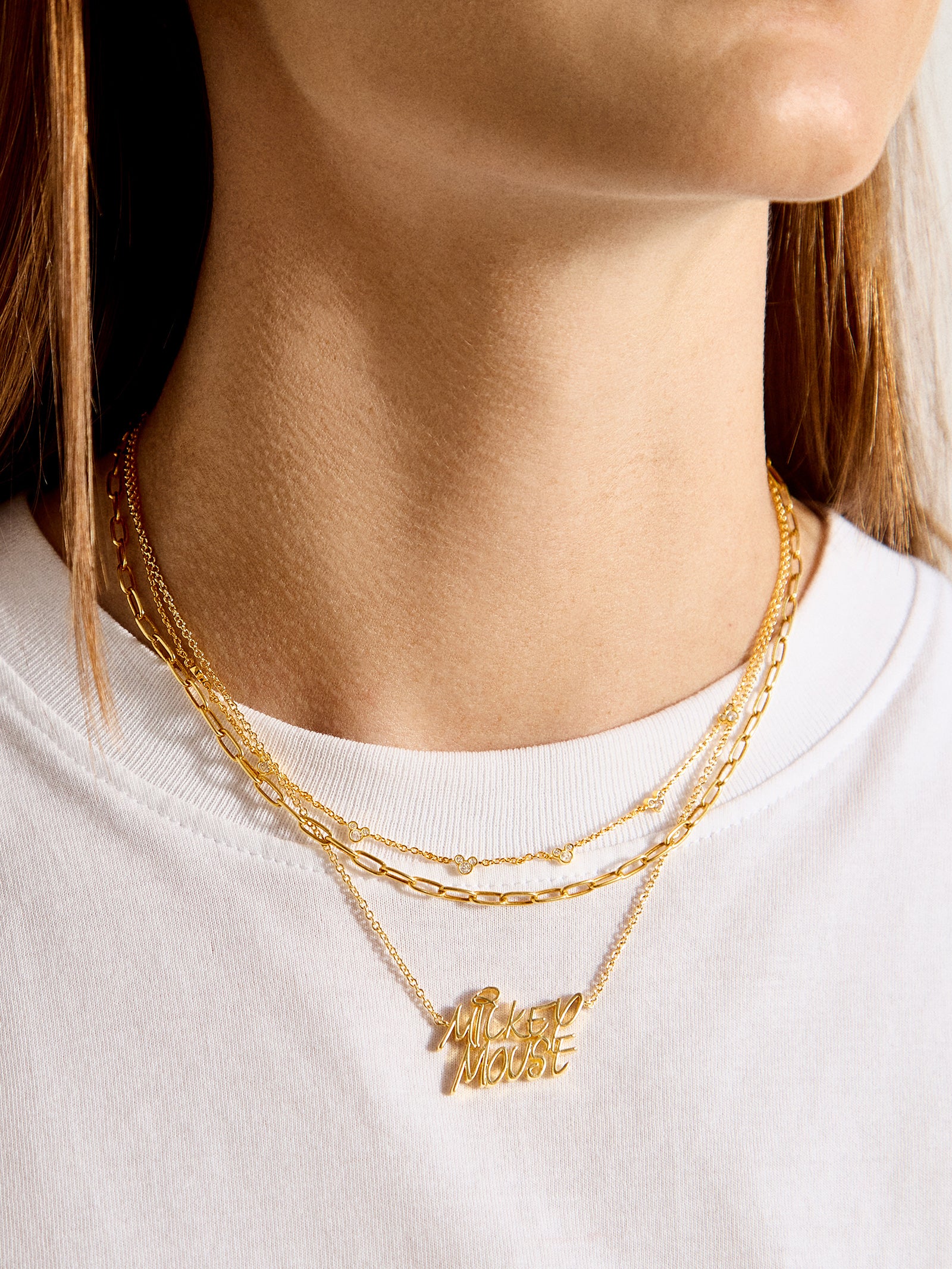 Disney Character Signature Necklace - Mickey Mouse - Image 2