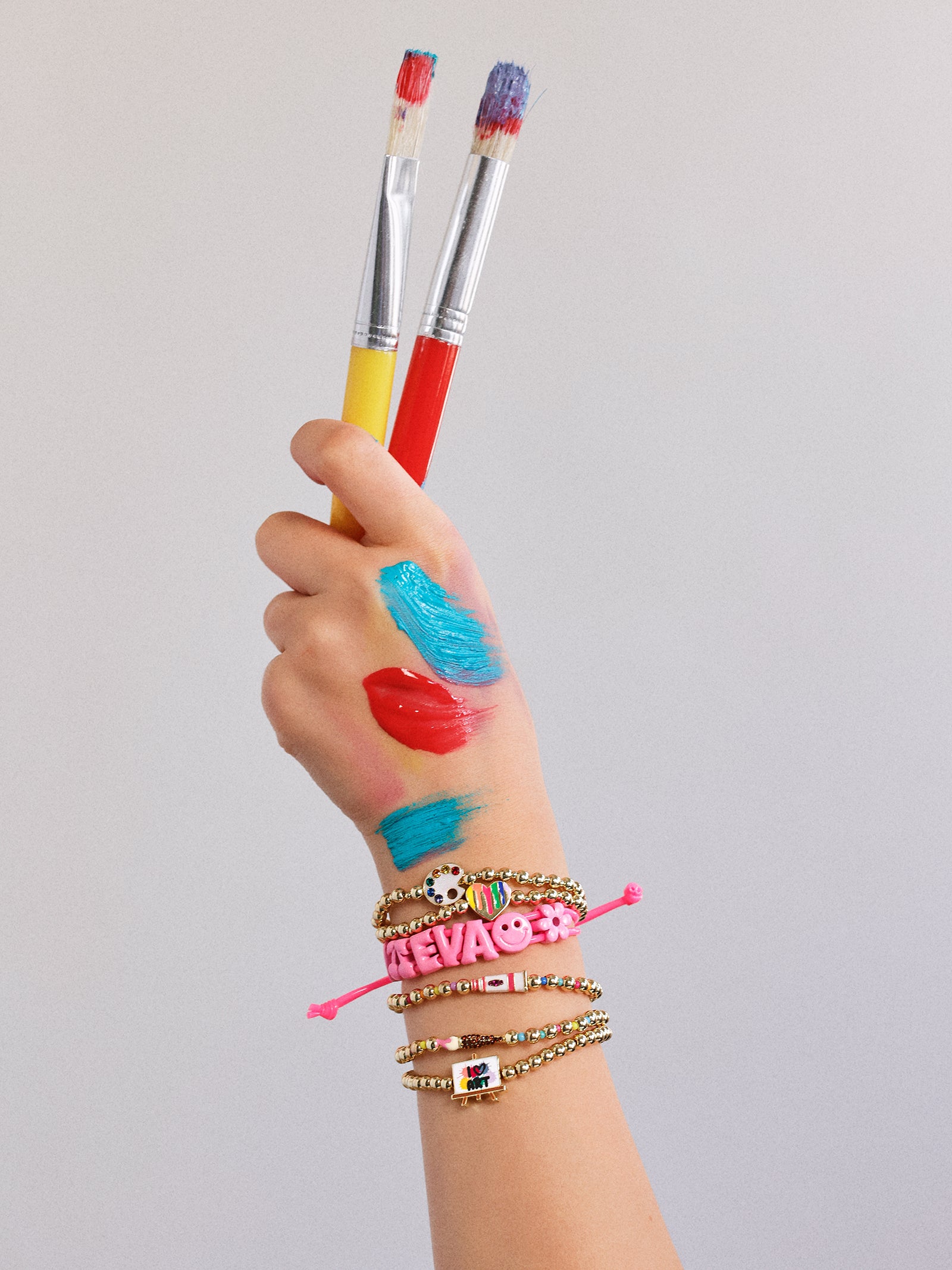 Creative Streak Kids' Pisa Bracelet Set - Painting Palette - Image 2