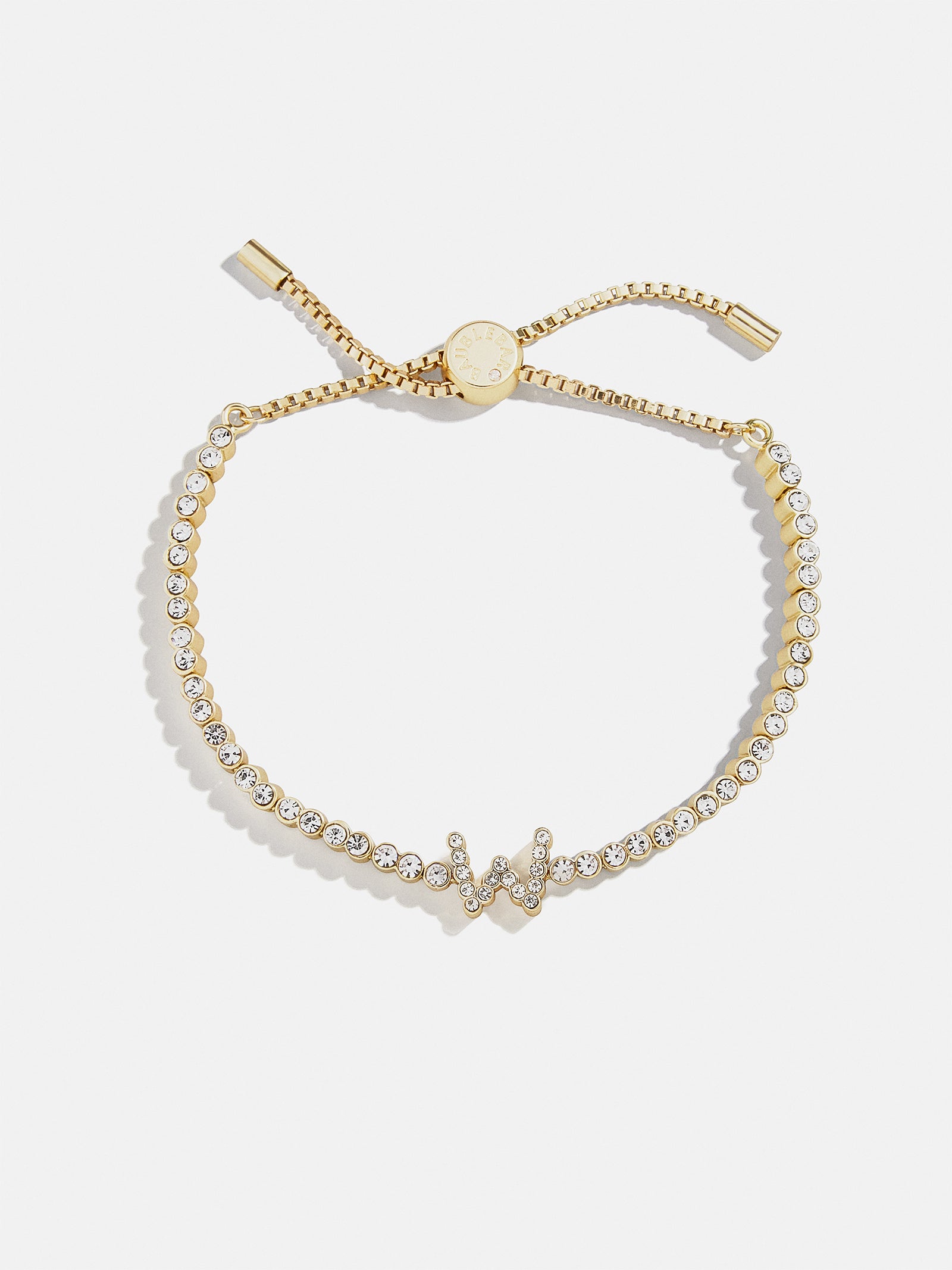 Tennis Initial Bracelet - Gold/Pav?? - Image 24