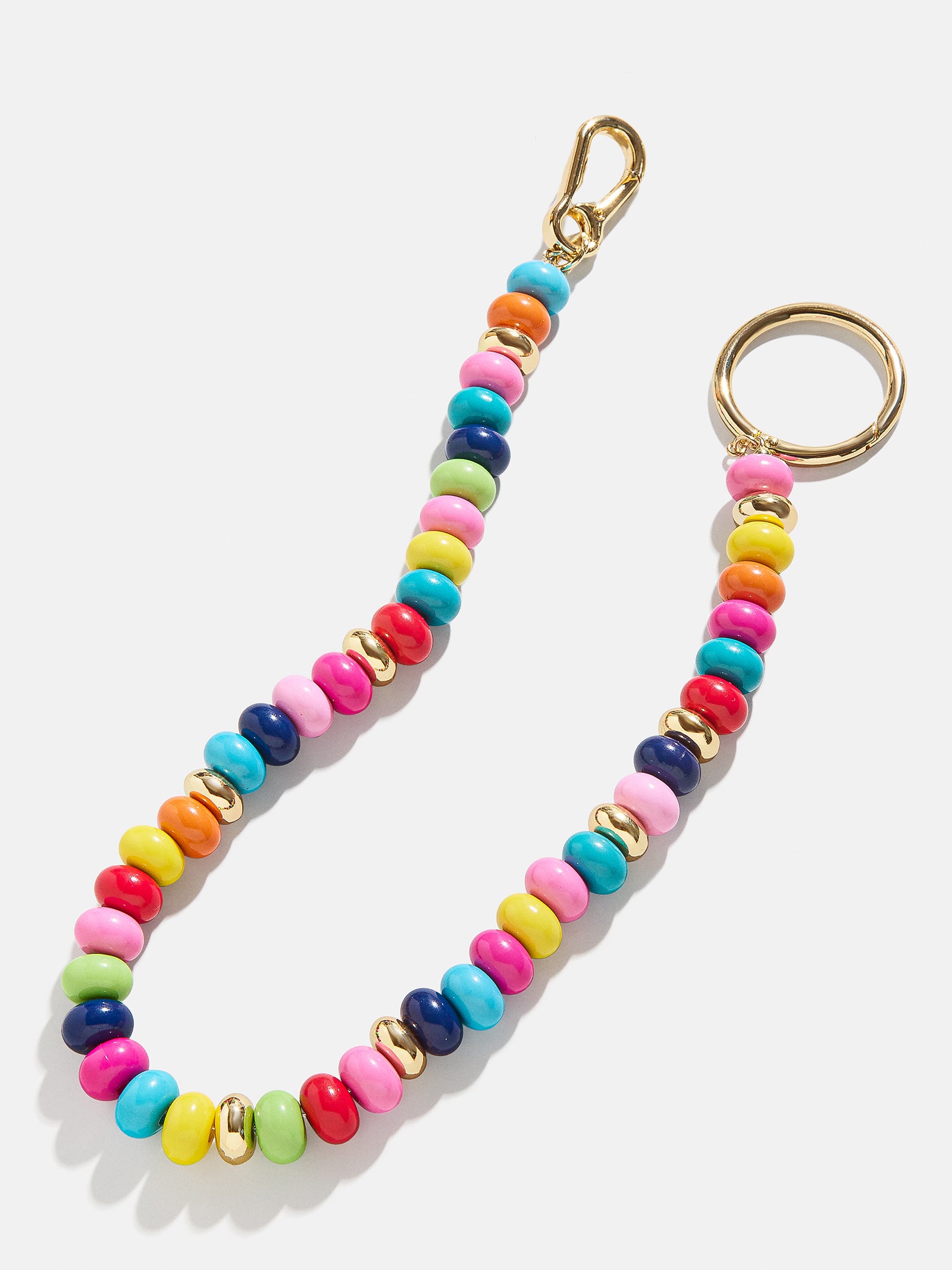 Flying Colors Bag Charm - Gold/Multi