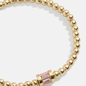 Tatum Birthstone Bracelet - Light Amethyst