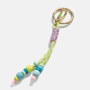 Zoe Beaded Bag Charm - Light Green