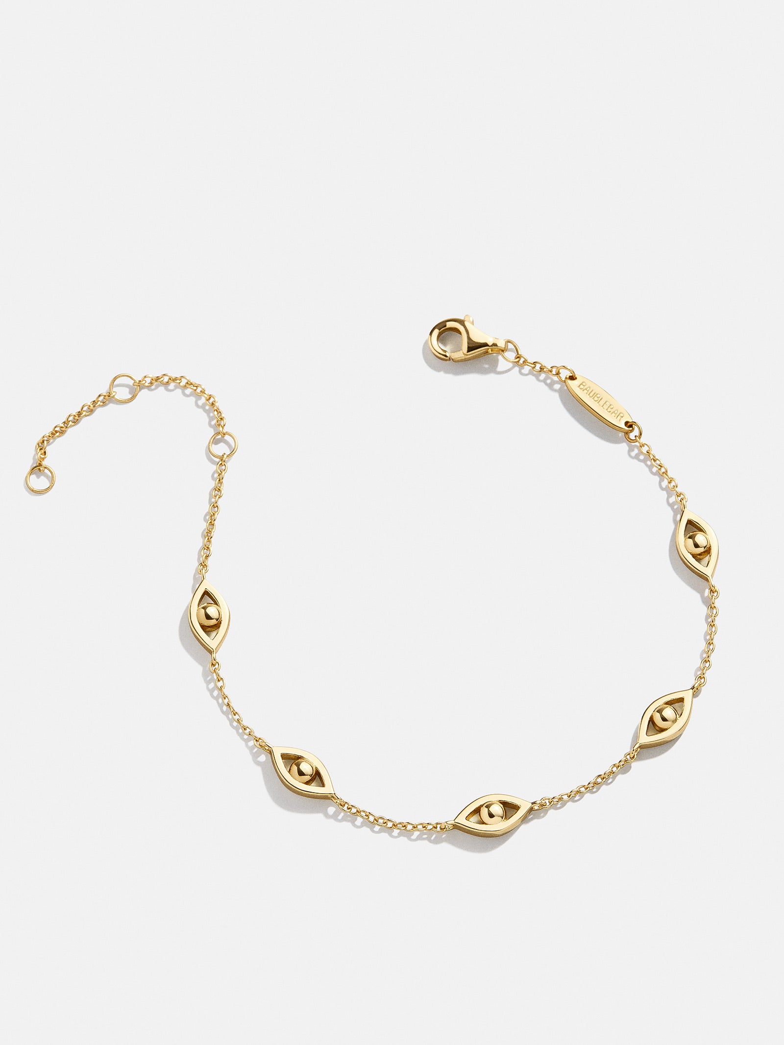 18K Gold Evil Eye Bracelet - Evil Eye - Image 3