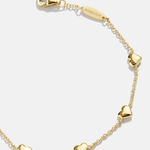 18K Gold Heart Bracelet - Heart