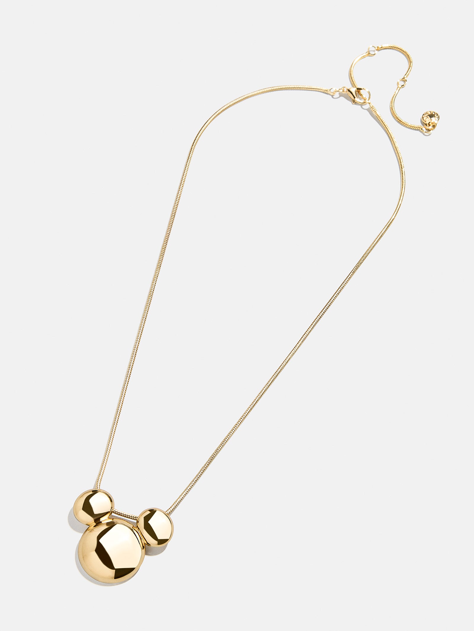 Disney Mickey Mouse Bubble Necklace - Gold - Image 3