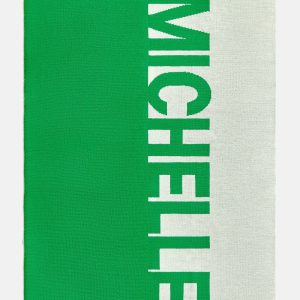 Down The Line Custom Blanket - Green/White