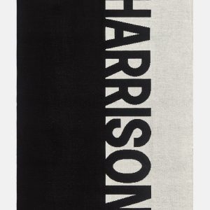 Down The Line Custom Blanket - Black/White