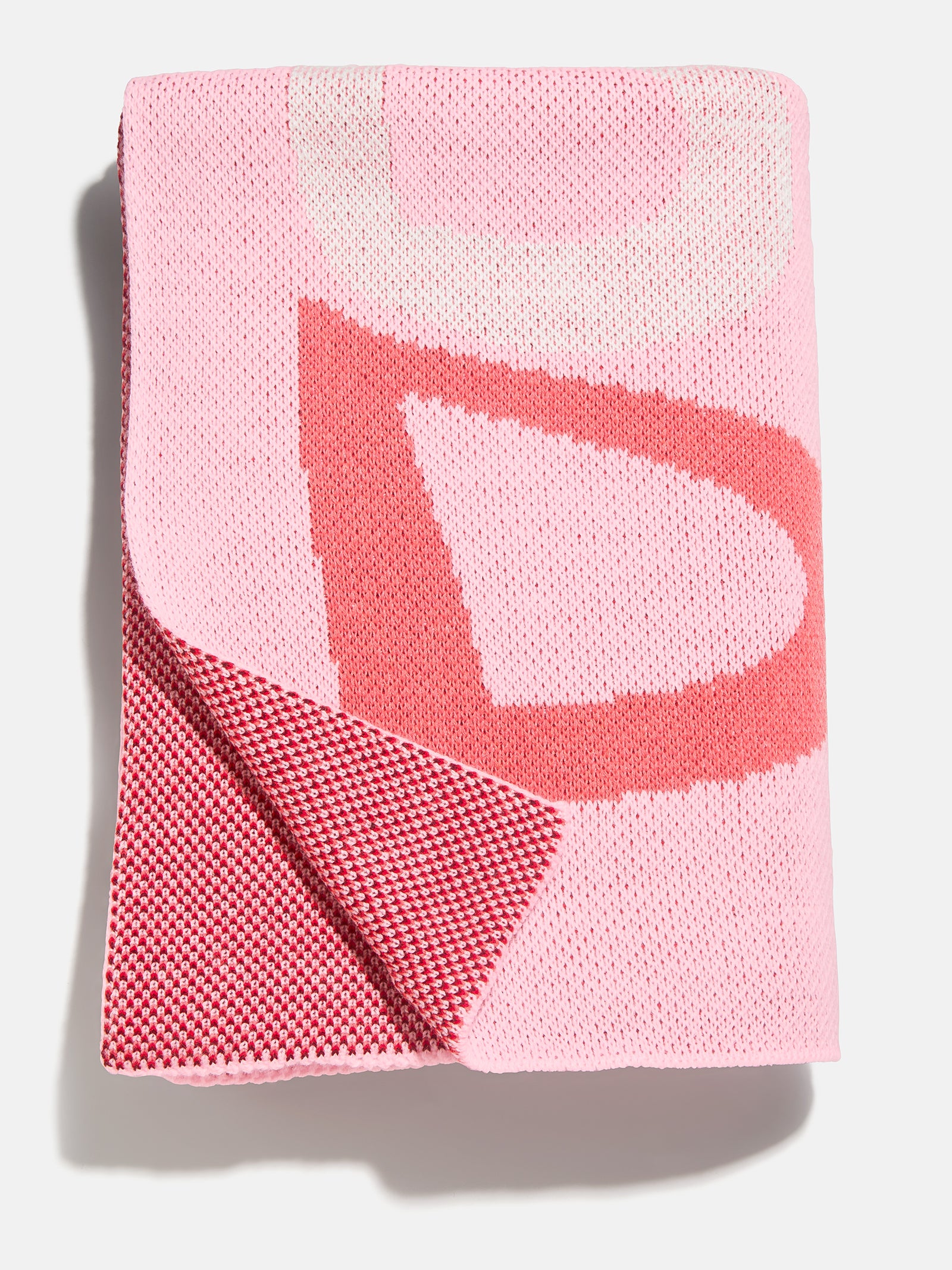Get Wavy Custom Blanket - Light Pink/Red - Image 3
