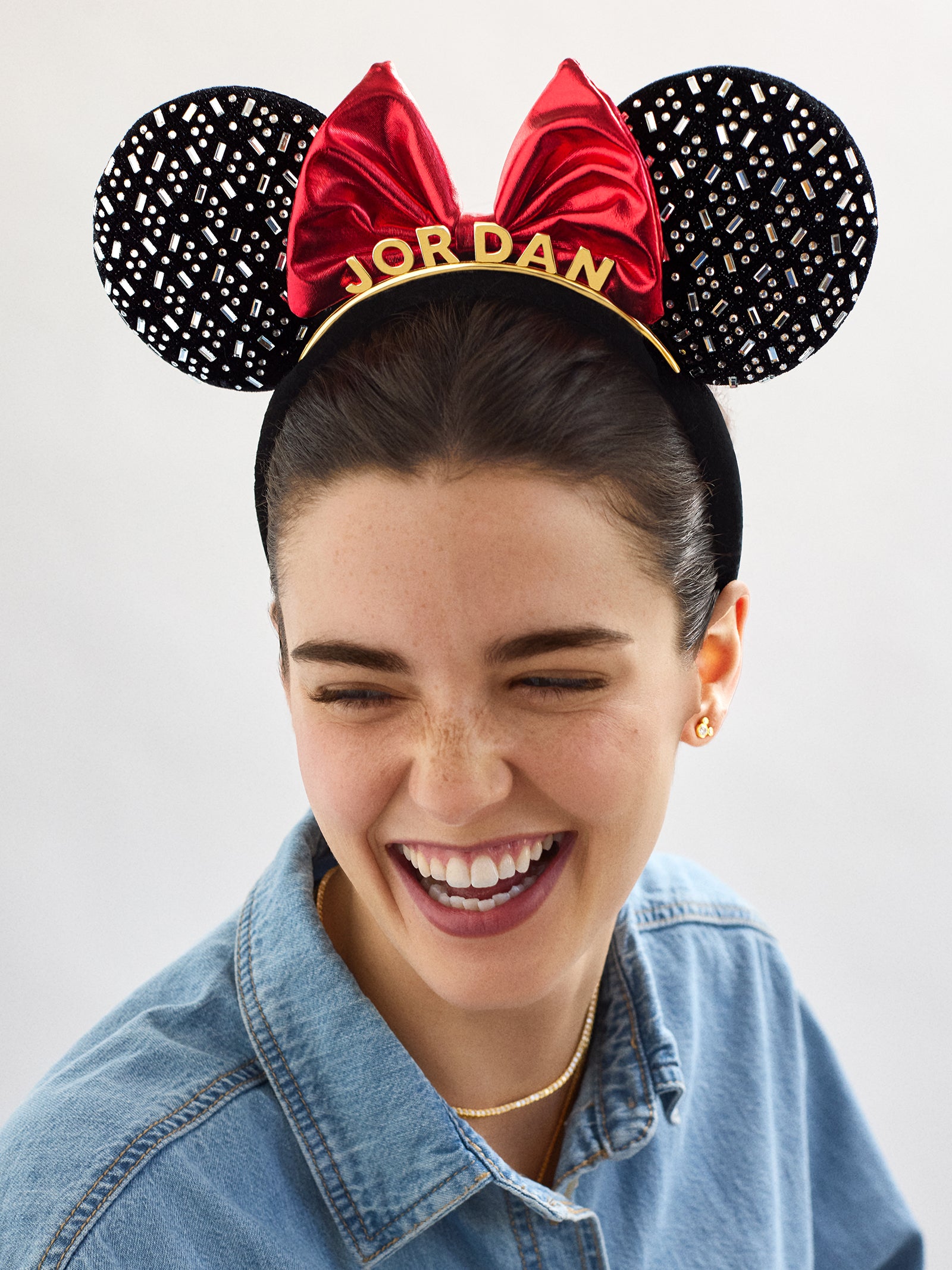 Disney Minnie Mouse Glam Custom Ears Headband - Custom Glam Minnie Mouse Ears - Image 2