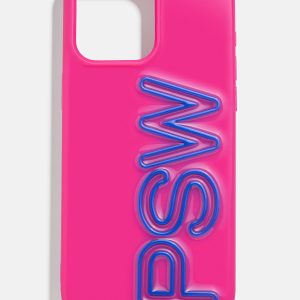 Fine Line Custom iPhone Case - Hot Pink/Cobalt