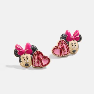 Disney Minnie Mouse Valentine's Day Earrings - Pink