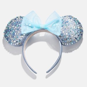 Disney Minnie Mouse Crystal Blue Ears Headband - Minnie Mouse Crystal Blue Ears