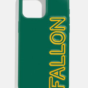 Fine Line Custom Phone Case - Green/Yellow