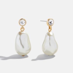 Elizabeth Earrings - White
