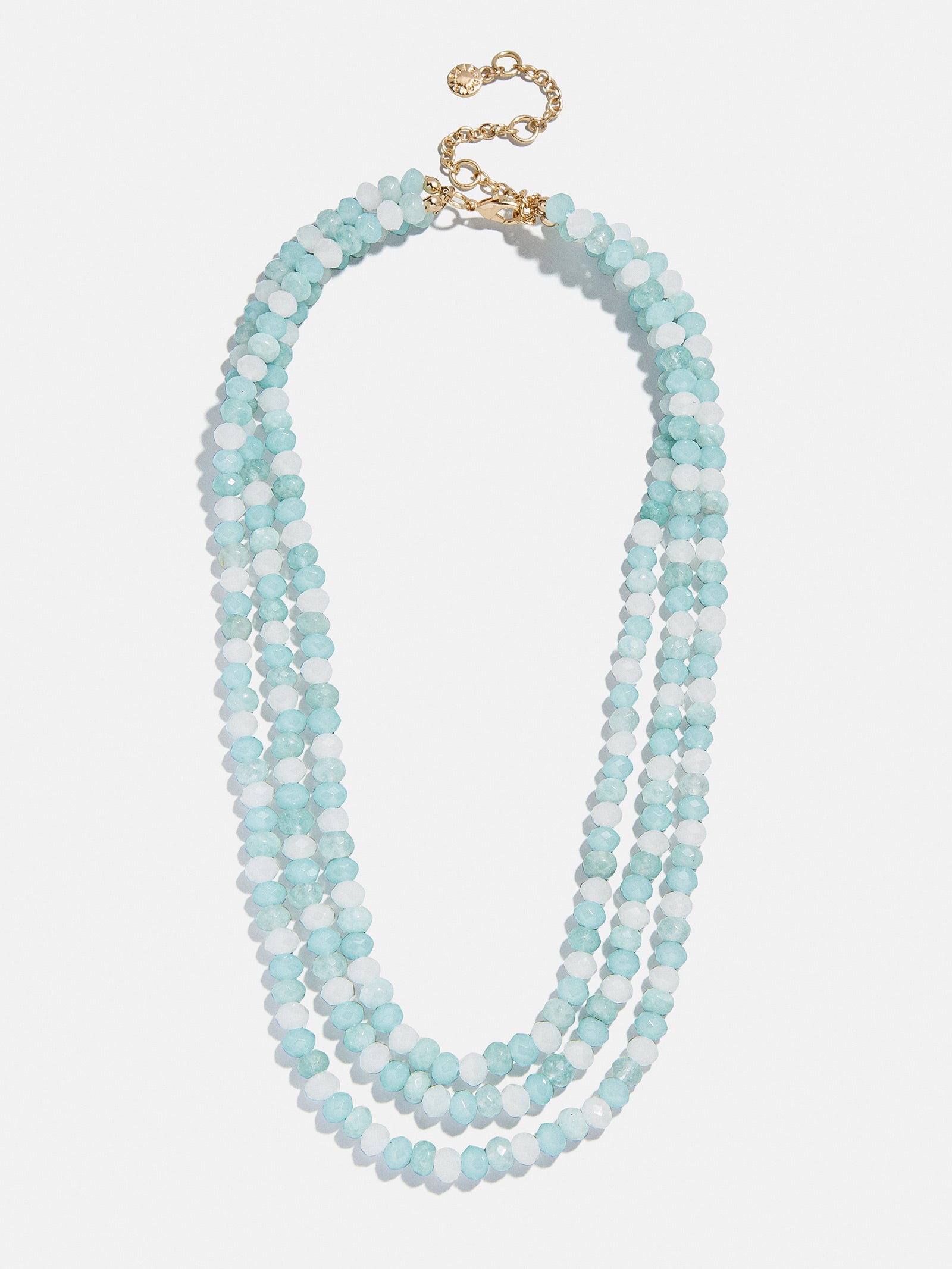 Lena Semi-Precious Layered Necklace - Turquoise - Image 5