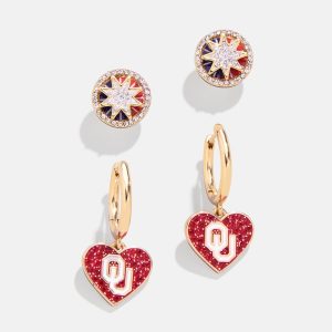 University of Oklahoma Earring Set - University of Oklahoma