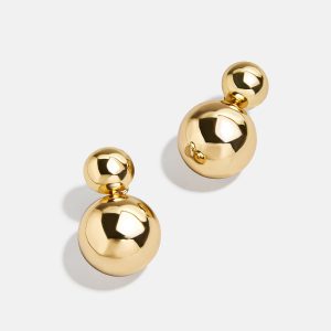 Ann Drop Earrings - Gold