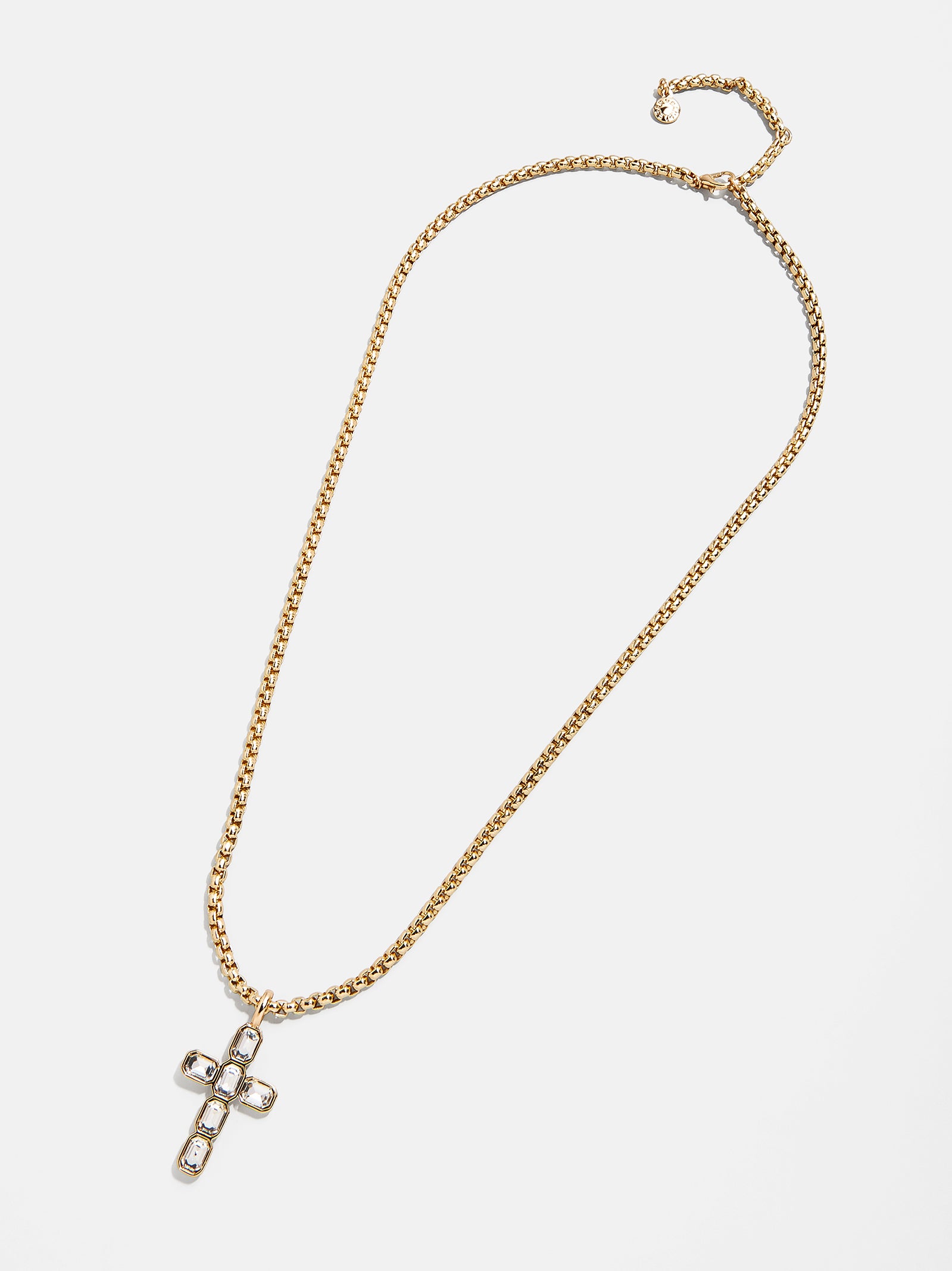 Mara Cross Necklace - Bezel Cross - Image 4