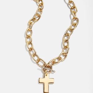 Priscilla Statement Cross Necklace - Classic Cross